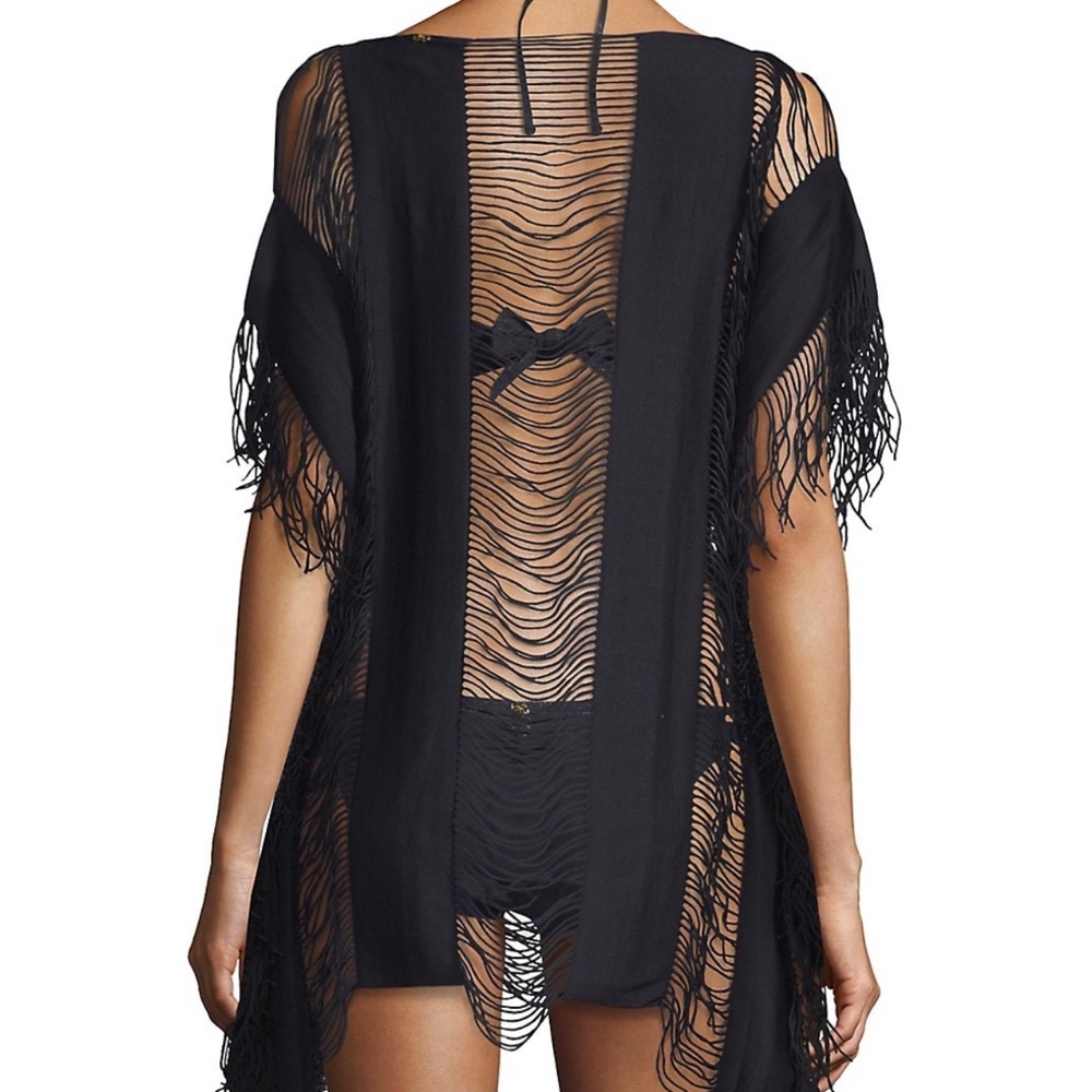 PilyQ Black Beach cover up. New without tags.